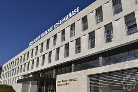 Şuşa Rayon Mərkəzi Xəstəxanasının inşası yekunlaşır -