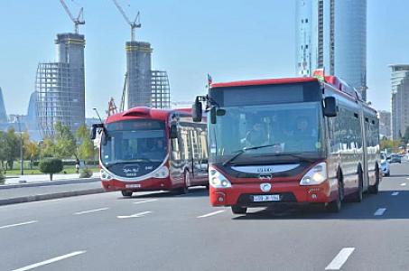 Bakıda bu marşrut xəttində avtobuslar