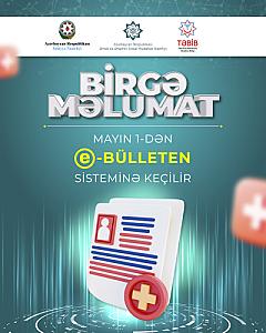 Mayın 1-dən “e-bülleten”