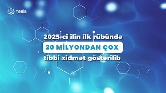 TƏBİB-dən 3 ayda 20 milyondan çox
