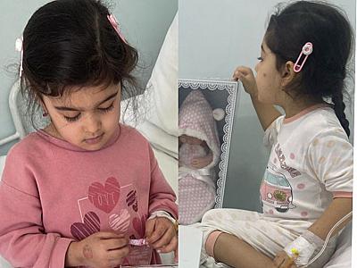 5 yaşlı Jalə ağır xəstəlikdən əziyyət çəkir -