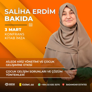 Türkiyənin məşhur uzman ailə məsləhətçisi, yazar Saliha Erdimin Bakıda konfransı