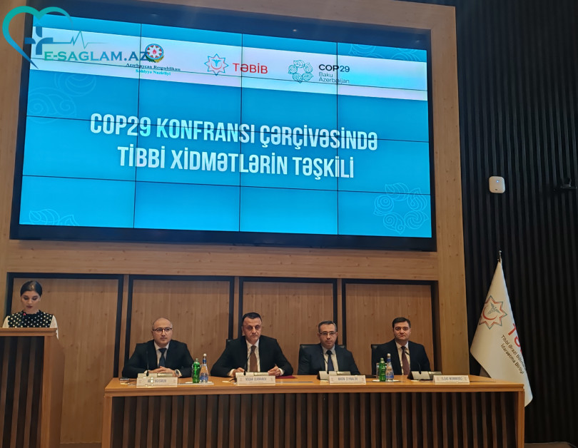 Vüqar Qurbanov: COP29-la əlaqədar tibb müəssisələri