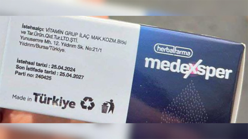 “Meday” MMC-nin Türkiyədən gətirdiyi bioloji aktiv qida məhsulunda